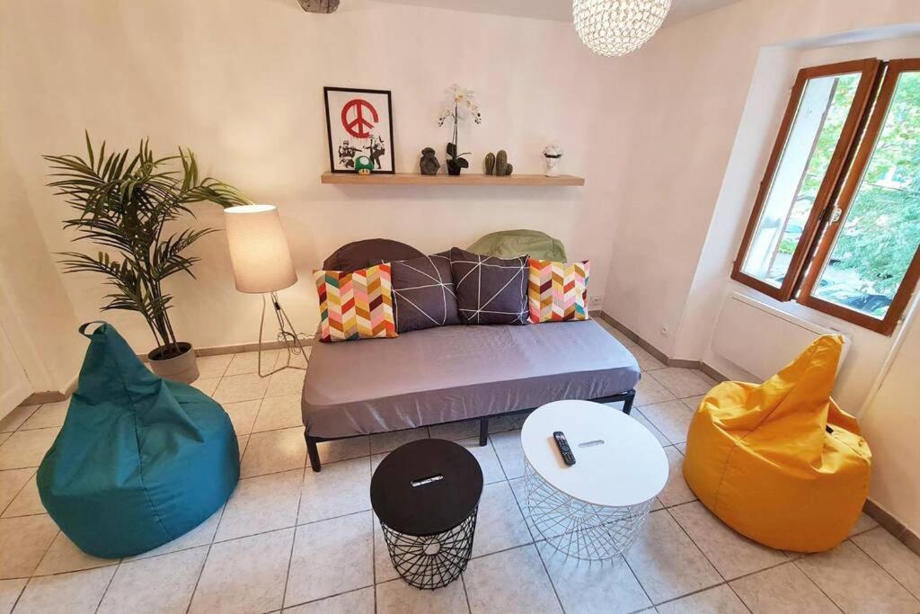 Gregbnb - T2 Design 42M2 - Toulon Est - Wifi Fibre - N5 Ngoại thất bức ảnh